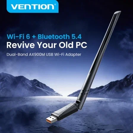 Vention Adaptador USB WiFi Bluetooth 5.4 KDXB0 900Mbps